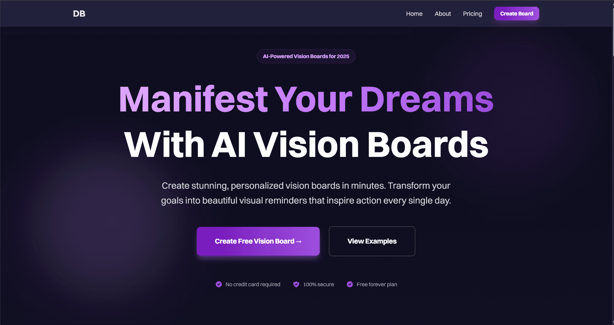 Dreamboard - AI Vision Board Generator
